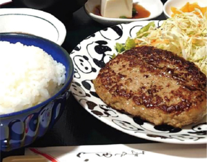 ハンバーグ定食<br><span>おろしダレ</span>